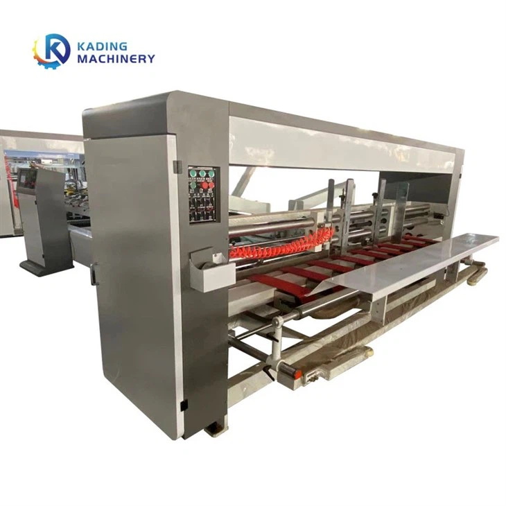 Carton box stitching and gluing machine